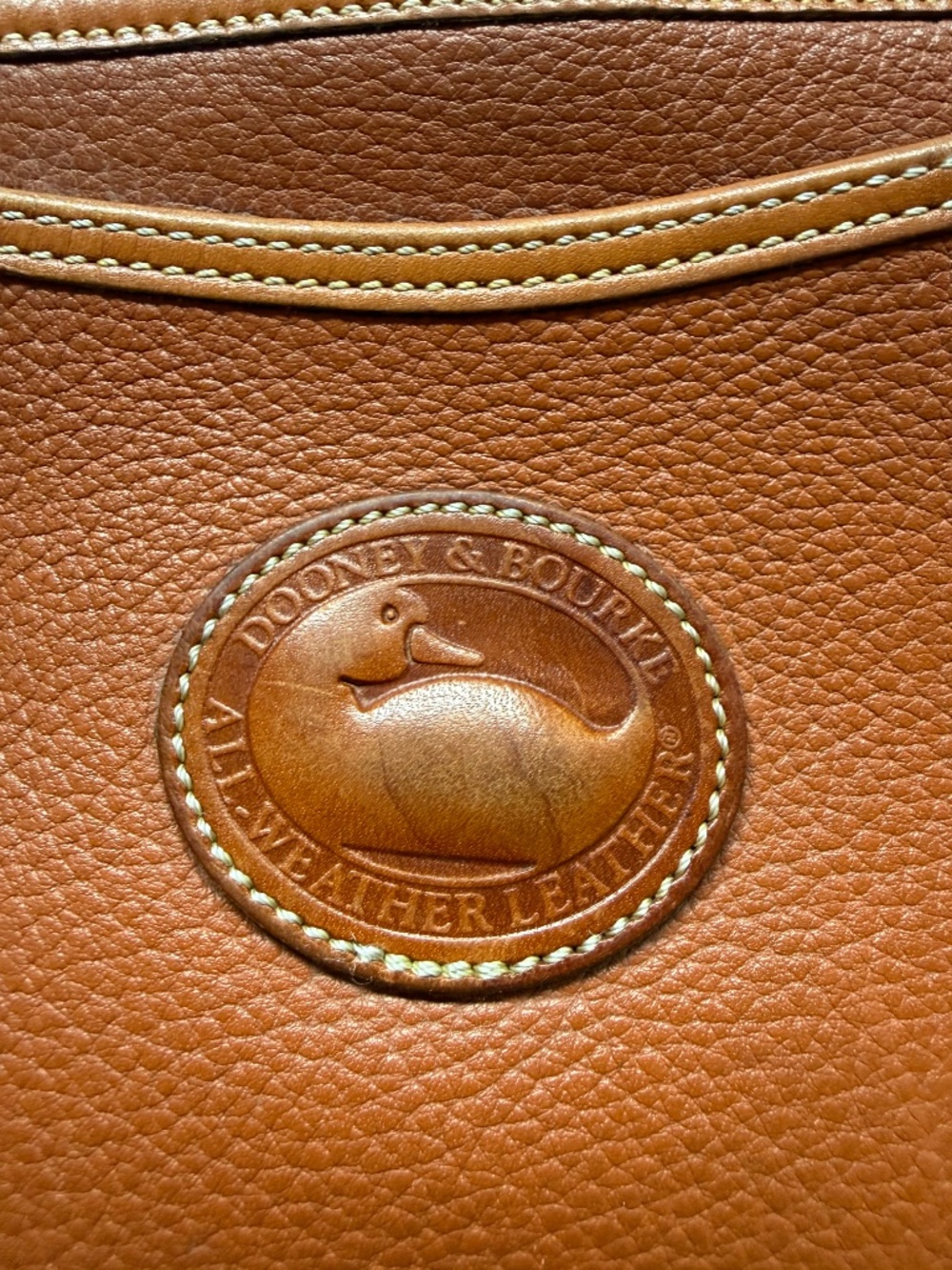 Rare Vintage Dooney & Bourke Tan Equestrian Tack Crossbody Saddle Bag - Picture 2 of 12